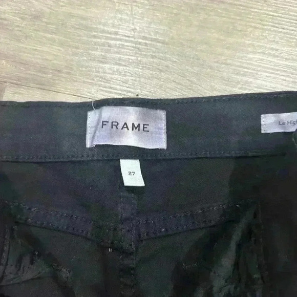 Frame Black Le High Skinny Pants size 27 - Picture 4 of 9